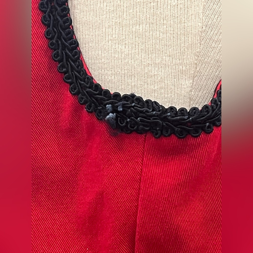 The Pyramid Collection Red Lace Up‎ Renaissance/Goth Underbust Corset. - Picture 11 of 11